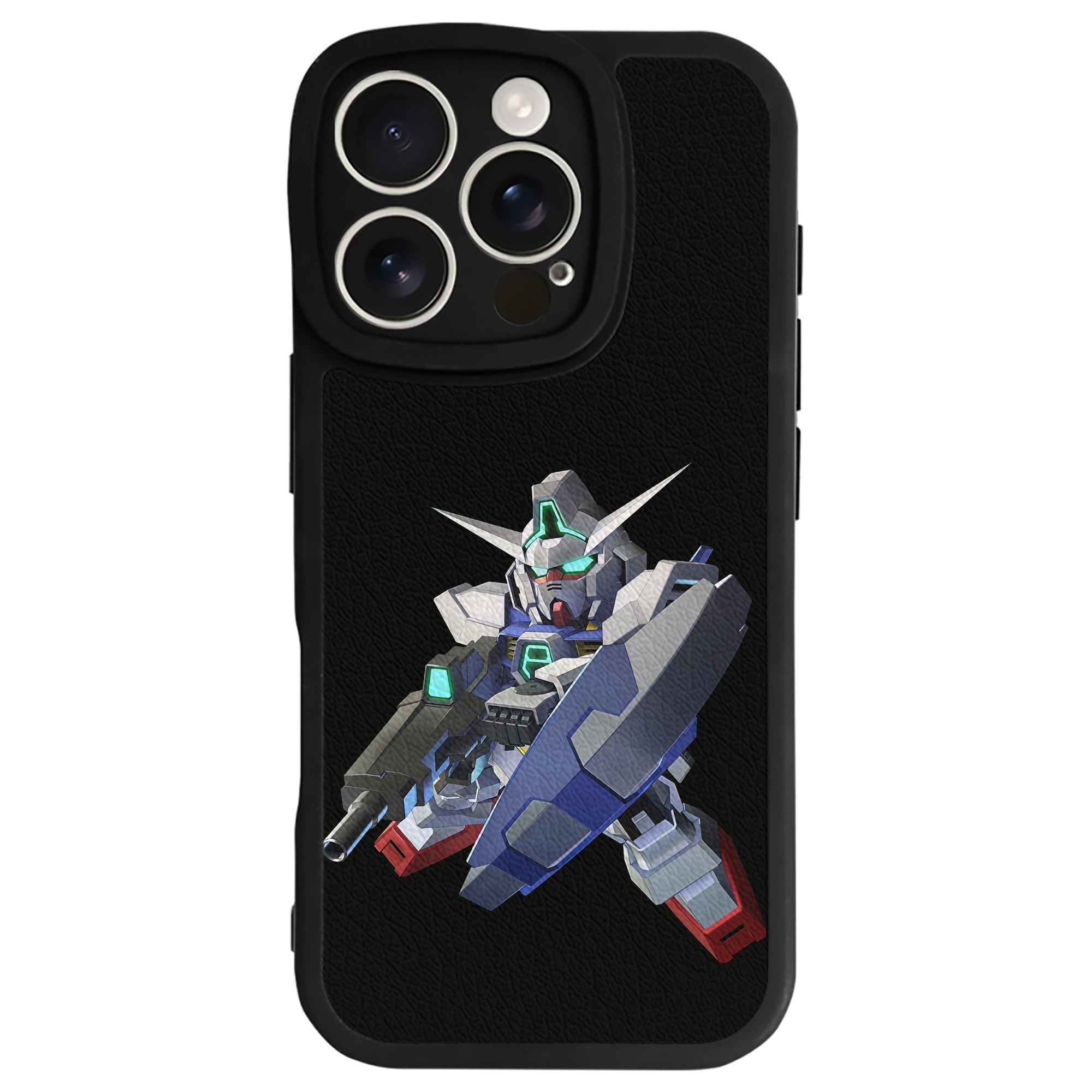 （画像用） 機動戦士ガンダム Mobile Suit Gundam 【iPhone 16シリーズ対応】シリコンスマホケース（レザー調） 材質：シリコン